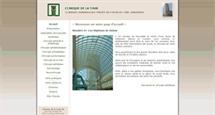 Desktop Screenshot of clinique-tour.ch